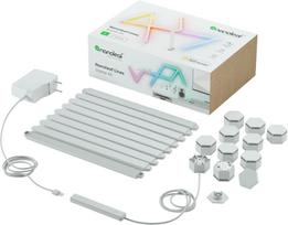 Nanoleaf Lines Starter Kit Convertible Smart Strip Light, 9 Strips (NL59-K-0002LW-9PK-EU)