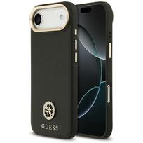 GUESS Etui Grained Strass Logo MagSafe for iPhone Air, black