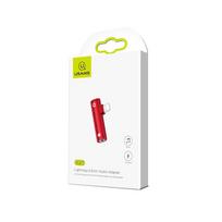 USAMS Adapter AU07 2w1 Lightning red lightning + 3.5mm SJ276LN03 (US-SJ276)