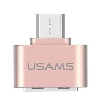 USAMS Micro USB to USB OTG 2.0 Adapter, rose gold, OTG02 (US-SJ009)