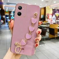 Rankos dirželis Padengtas telefono dėklas Skirta Realme C55 C35 C33 C31 C30 C30S C21Y C25Y C21 C20 C15 V30 V25 V20 V15 V13 Minkštas galinis dangtelis For Realme C35 žalia