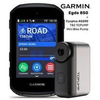 GARMIN Edge 850 + Cycplus AS200 TB2 TOPUMP Mini Bike Pump dviračio kompiuteris 010-03023-01 / AS200