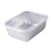 Yousheng Nerūdijančio plieno maisto laikymo indai su dangčiais Hermetiškos kvadratinės maisto ruošimo dėžutės šaldytuvui, saugios orkaitėje, be BPA, hermetiškas bento pietų dėžutė 1pc A