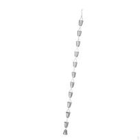 Coffee Cup Rain Chain Water Drain for Gutters in The Garden sidabras