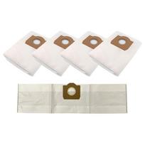 For Karcher WD3 Replacement Dust Bags Set of Five for Efficient Cleaning white