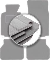 Gray car mats for: BMW 5 E39 sedan, station wagon, touring (1996-2004)