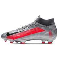 Nike Mercurial Superfly 7 Pro Fg Metallic Grey Crimson AT5382-906 45