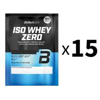 BIOTECH Iso Whey Zero - 25g x15 Skonių mix (min. 5 skirtingi skoniai)