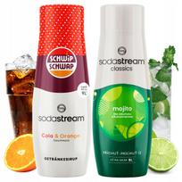 Set of 2 syrups Sodastream Shwip Shwap Cola Orange + Mojito Mohito