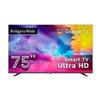 TV Kruger&Matz 75" QLED UHD smart DVB-T2/S2 H.265 Hevc