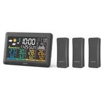 Sencor SWS 6300 Weather station black / colour LCD display / 3x wireless sensor
