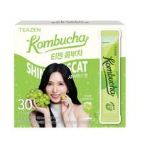 TEAZEN Shine Muscat Kombucha Korean Sparkling Grape Tea Drink 30 Sticks 1box(30ea) beige