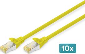 Digitus Kabel krosowy CAT 6A, S/FTP, 2m, 10 sztuk, żółty (DK-1644-A-020-Y-10) | DK-1644-A-020-Y-10 | 4016032469209