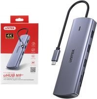 UNITEK 9-in-1 USB-C Hub, HDMI, VGA, SD, RJ45, PD 100W | D1113A | 4894160050687