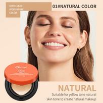 Makiažo pudra Mineral Foundation Oil-control Brighten Pressed Powder Su Puff paletės kontūru 102 beige