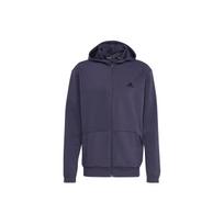 Adidas Aeroready Yoga Full-Zip Hoodie Striped Logo Print Sports Jacket Men Hoodies Dark-Blue HL2402 M