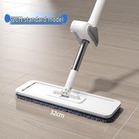Laisvų rankų plokščias šluostė medinėms ir plytelėms grindims One Cloth (Mop Not Included)