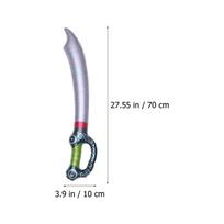 NEW KIDS 1pcs Inflatable Sword Toy Pirate Knife Sword Stage Props Children Cosplay Toy Halloween Birthday Party Favors Gifts