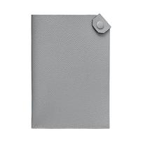 Hermes Tarmac 10 Silver Buckle Epsom Calfskin Passport Holder Men accessories Gray H057946CKP0 Gray