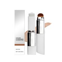 Foundation Make-Up Stick Double Head with Brush 3 Colors Lightweight Moisturizing Brighten Matte Concealer 2IN1 Foundation Stick 13g