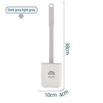 Silicone Toilet Brush with Toilet Brush Holder Creative Cleaning Brush Set balta