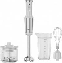Aeno Hand Blender, 1200W in CB, White, Tiger Teeth Cutter, Whisk, Food Processor, Cup
