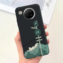 For Xiaomi Redmi Note 9T Note 9 5G Case Fashion Flower Shockproof Silicone Soft Matte Phone Cover For Xiomi Redmi Note 9T Fundas Redmi Note 9T