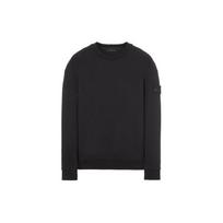Stone Island Ghost Pieces Black Label Solid Color Logo Crew Neck Pullover Long Sleeve Sweatshirt Men sweatshirt 7715633F3-V0029 XXXL