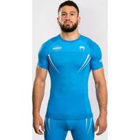 Venum x WOW FC trumpomis rankovėmis marškinėliai Rashguard – Pacific Blue