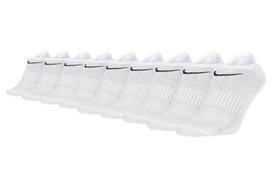 Nike Everyday Lightweight Ankle Socks Unisex Combo Set White SX7678-100 L white