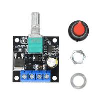 DC 4.5-24V 2A DC Motor Speed Controller Fan Speed Controller Brush Control Module with Switch 1-100% Duty Cycle Adjustable juoda