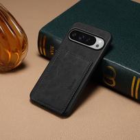 EUCAGR For Google Pixel 10 10 Pro XL Pixel10Pro Luxury Retro Wallet Phone Case Card Holder PU Leather Stand Back Cover Google Pixel 10 juoda