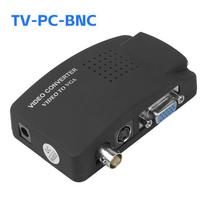 BNC/AV to VGA Converter for TV/Monitor - TVTOPC Set-top Box Adapter