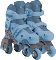 Globber Riedučiai Globber Learning Skates 2in1, mėlyna sp., 30-33