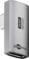 Goobay 74443 USB-C Adapter Vertical 90° Rotated, USB4