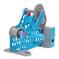 3D Printer Filament Retractor Electric Spool Winder Detachable Modular Filament Respooler for 2kg Spools US Plug gray