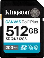 Kingston | Canvas Go! Plus | 512GB | SD | Flash memory class Class 10, UHS-I, U3, V30