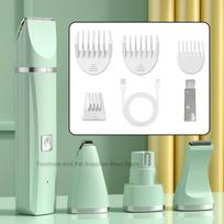 New 4-in-1 Electric Pet Multi functional Beauty Tool Set Dog Hair Clipper Rechargeable Pet Hair Clipper Shaver Cat Supplies balta