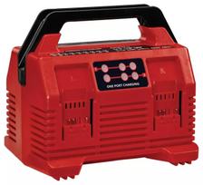 Lādētājs 2x2 Power X-Quattrocharger 4A, EINHELL, 4512102, 4 akumulatoru vietas, ātrā uzlāde, viegls un pārnēsājams