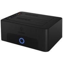 Raidsonic | Icy Box | IB-1232CL-U3 dokas, 2x SATA 2,5"/3,5" į 1x USB 3.0, 5Gbit/s, juoda
