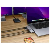 Hyper dokų stotis DUO PRO 7-in-2 USB-C, HD575-GRY-GL, 1xEthernet, 1xHDMI