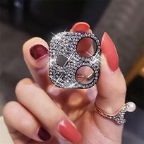 3D Deimantinis Kameros Lęšio Apsauginis Dangtelis Suderinamas Su iPhone 15 Pro Max Metalinė Plėvelė iPhone 15
