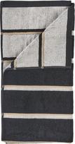 Zone Denmark - Sauna Bath Towel 140x70 cm - Black, Soft Grey, Camel