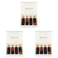Bella Vita Luxury Man Liquid Perfume Gift Set 4 X 20 Ml For Men Oud, Ceo, G.O.A.T Perfume, Citrusy Long Lasting Edp Fragrance Scent (Pack Of 3) white