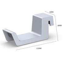 PS5 Slim laikiklis horizontalus laikiklis stovas su 4 prievadų USB šakotuvas pagrindas PS5 Slim disko ir skaitmeninei žaidimų konsolei dokas montavimo laikiklis white