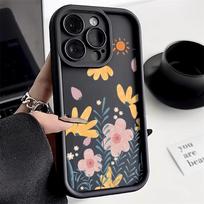 Silicon Flower Case For  Poco F5 Pro X6 X5 Redmi Note 13 5G 13C 12C 12 11 10 9 9s 10s 11s 11A 10C A1 A2 9C 9T Cover Funda ForPOCO F5 5G gray