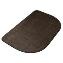 Non-Slip Bathroom Carpet Mat Semi-circular Rubber Backing Quick-Drying Absorbent Ultra-Thin Design Floor 40x60cm kava