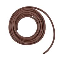 14mmx12mm Weather Stripping Door Sealing Strip Dustproof Sound Insulation Strips for Door and Window brown