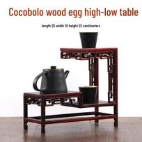 Rosewood Curio Shelf: Chinese Multi-Treasure Cabinet for Teapots, Bonsai & Ornaments with Mortise and Tenon Solid Wood Structure.