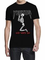 Yeezus God Wants You Men Unisex Music Tee T-Shirt Unisex T-Shirt L